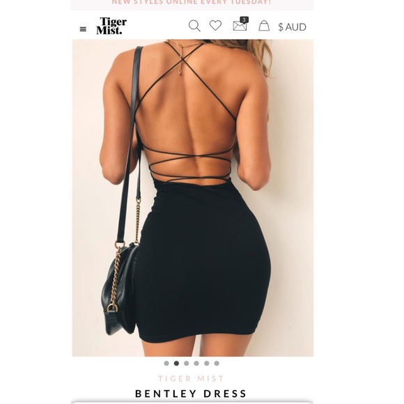 Tan BodyCon Dress - Picture 2 of 8